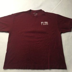 skull occult floa flor Men's- Graphic T Shirt I Tried burgundy 2XL cotton